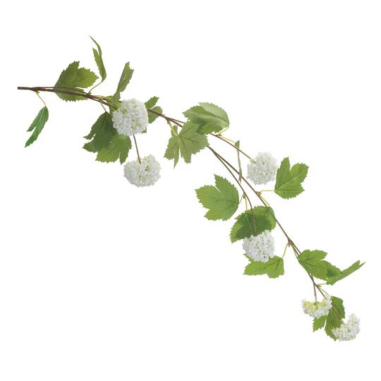 40" Hanging Snowball Floral Branches, 6ct.
